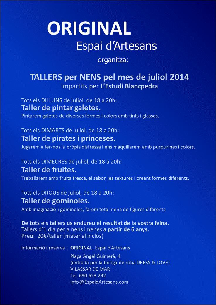CartelTallersJulio2014DINA3